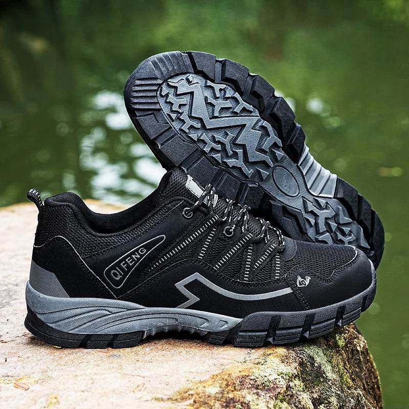 Hiking Shoes Men Women Mesh Sneakers Breathable Fashion Mountain Shoes Boy Spring Autumn Summer Work Shoes Outdoor Trekking - KICKSTART