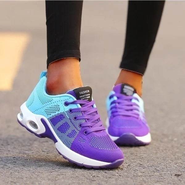 Women Dance Shoes Breathable Mesh Outdoor Light Weight Sports Shoes Casual Walking Sneakers Tenis Feminino Zapatos Mujer - KICKSTART