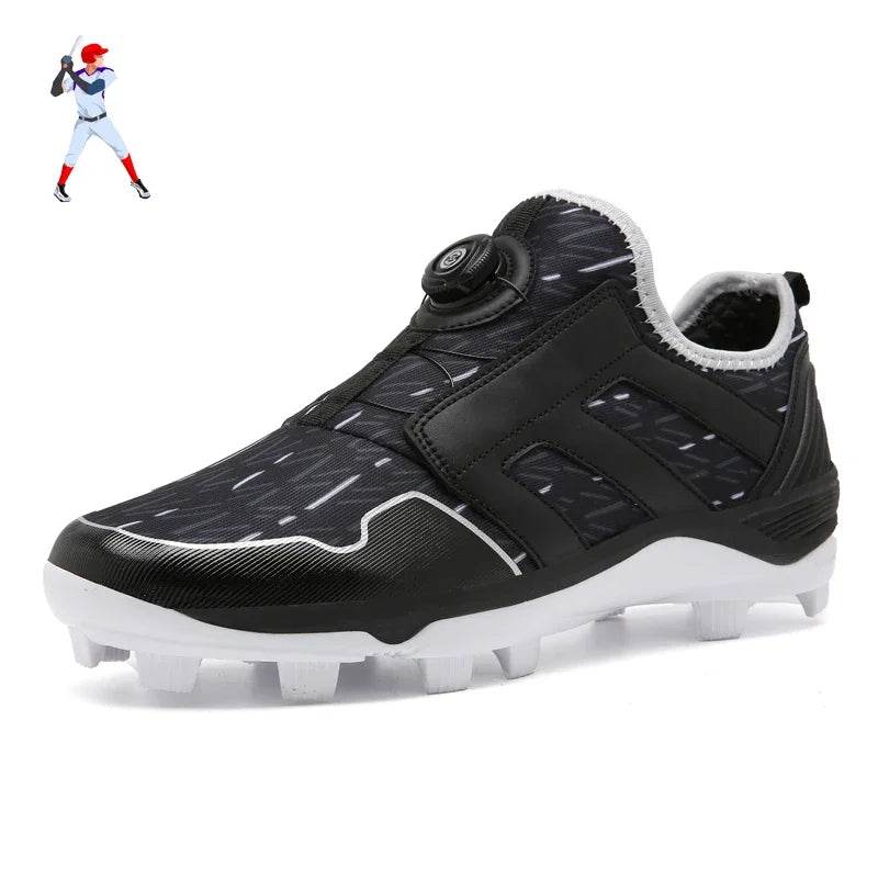 Professional Men's Baseball Shoes Training Long Spikes Softball Shoes Cleats and Turf Practice Shoes Beginners Baseball Sneakers - KICKSTART