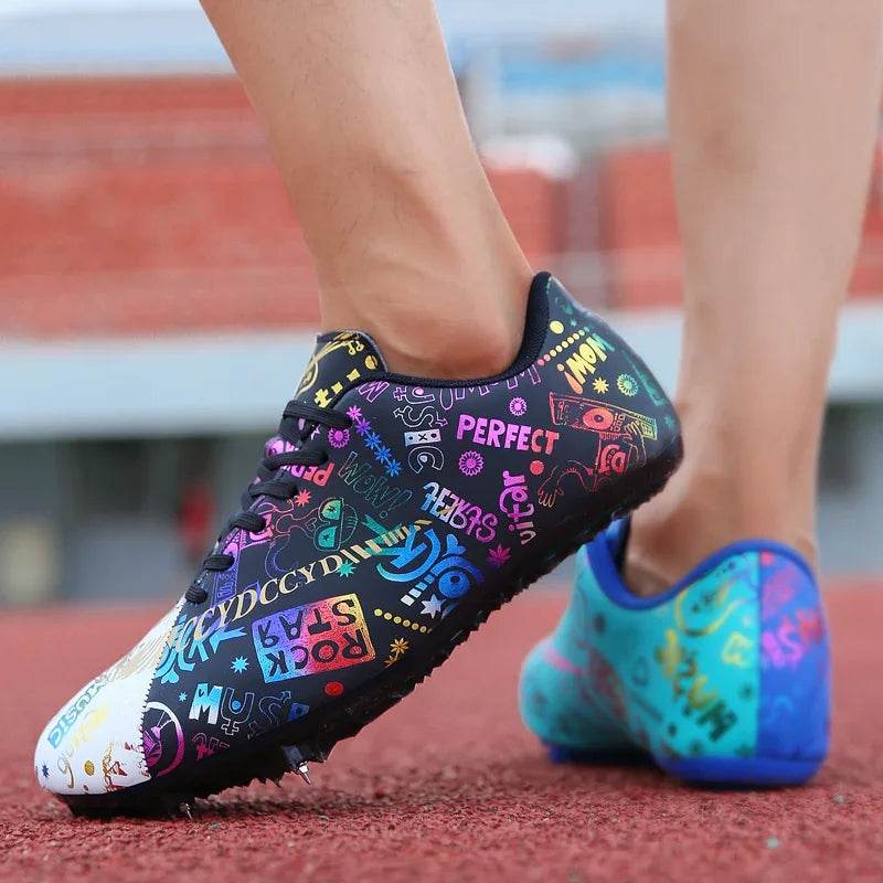 Track and Field Events Sprint Spikes Sneaker Professional Men Women High Jump Long Jump Triple Jump Training Sport Shoes - KICKSTART