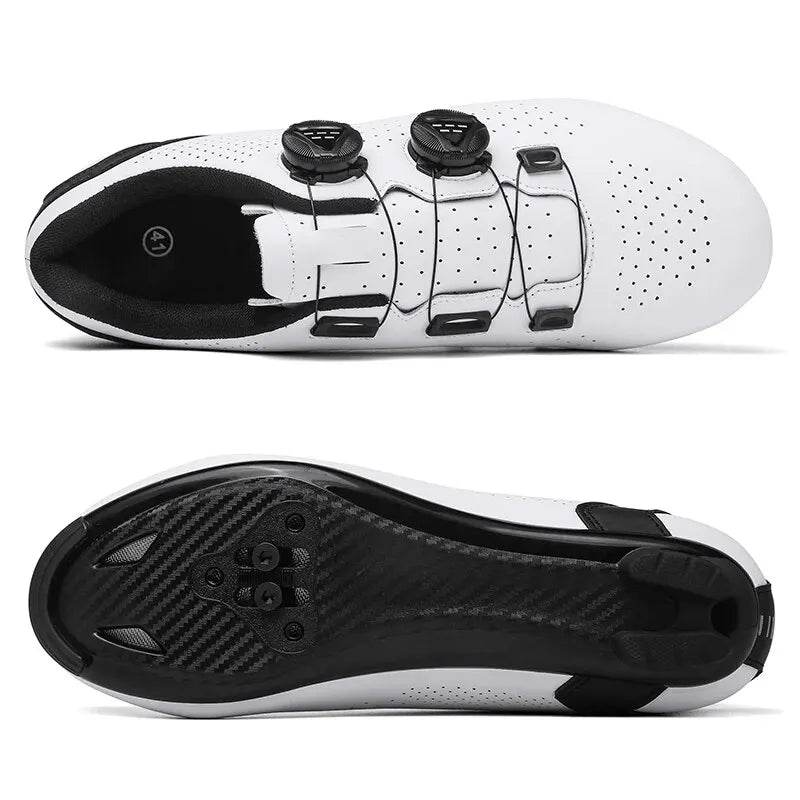 MTB Cycling Shoes Men Sports Dirt Road Bike Shoes Flat Speed Cycling Sneakers Flats Mountain Bicycle Footwear SPD Cleats Shoes - KICKSTART