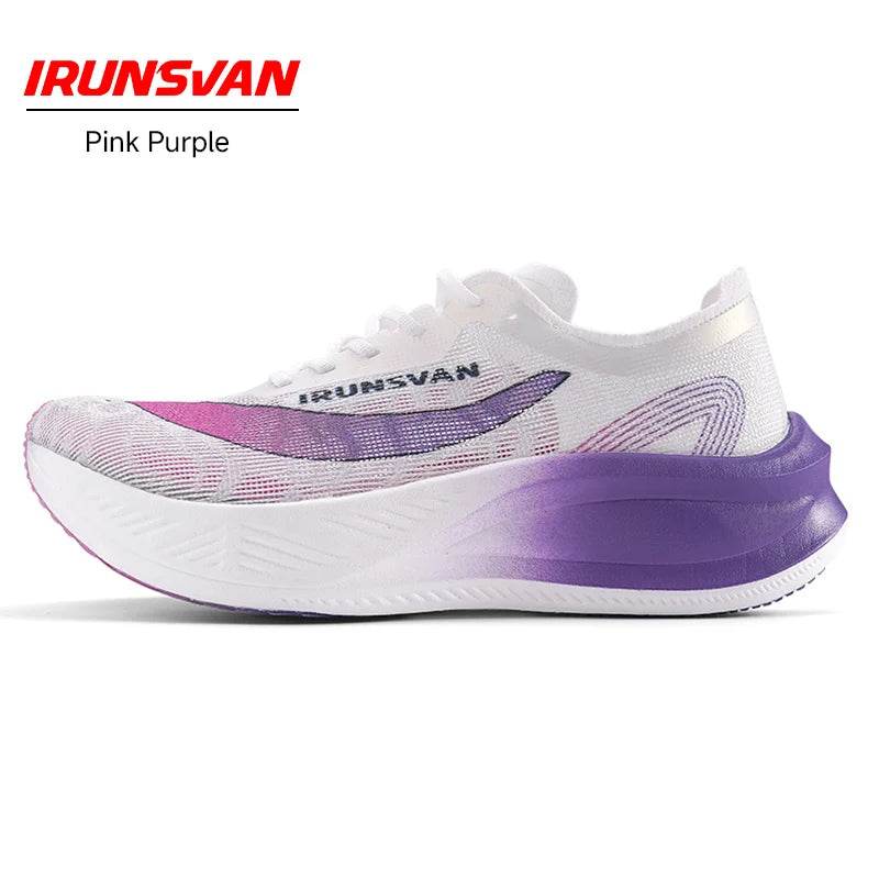 IRUNSVAN Carbon Plate Marathon Running Racing Shoes Men Professional Stable Supp ort Shock-relief Ultra-light Rebound Sneakers ﻿ - KICKSTART