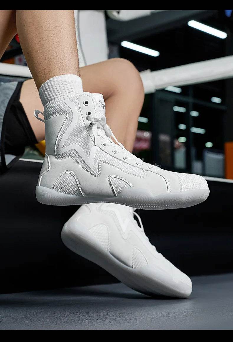 2024 New Wrestling Shoes Men Plus Size 46 47 Good Quality Boxing Shoes Mens Fighting Shoes for Man Comfortable Gym Training Shoe - KICKSTART