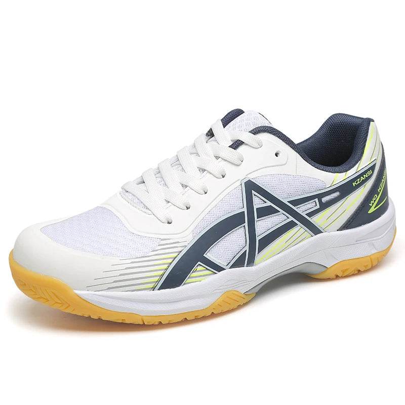 Unisex Men Women Badminton Squash Indoor Sports Shoes Ultra-light Rubber Sole Volleyball Training Sneakers - KICKSTART