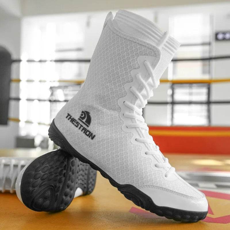 Professional Wrestling Boots Men Women Luxury Brand Boxing Sport Shoes Unisex Top Quality Gym Training Shoe Big Boy - KICKSTART