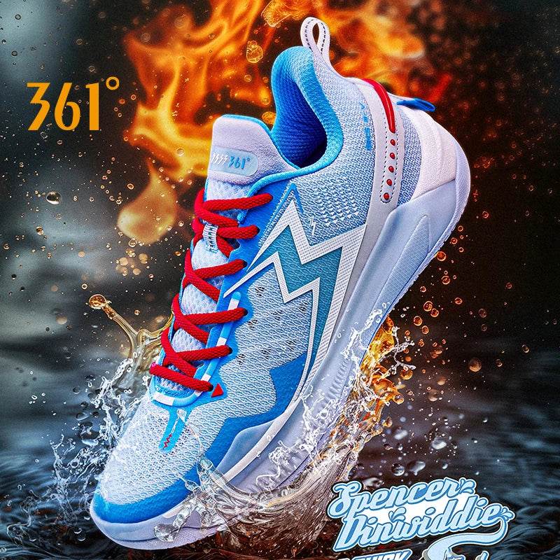 361 Degrees BIG3 5.0 Quick Men Basketball Shoes Cushioning Light Breathable Stable Professional Flexible Male Sneakers 672421121 - KICKSTART