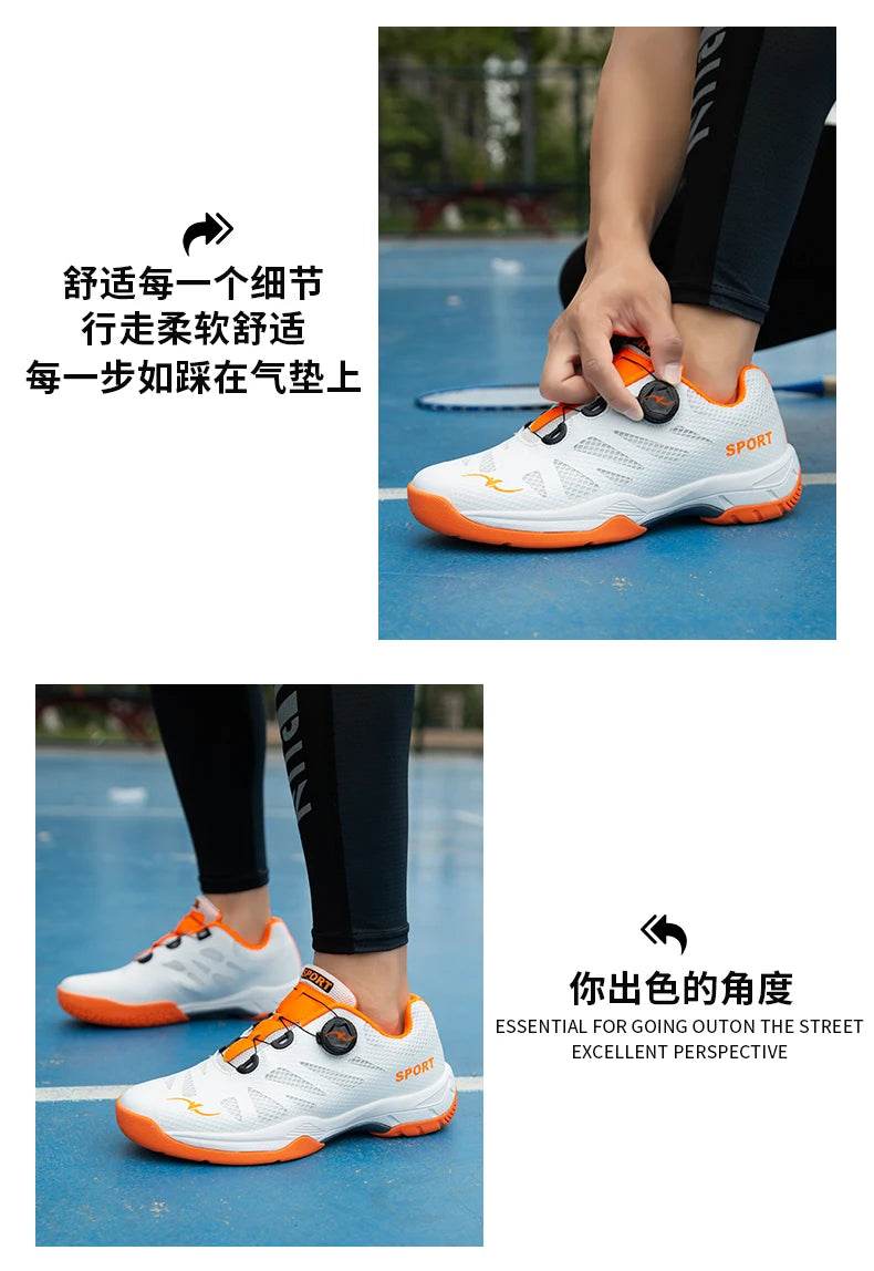 Badminton Sports Shoes Breathable Badminton Sneakers Comfortable Training Sneakers Non Slip Volleyball Footwears - KICKSTART