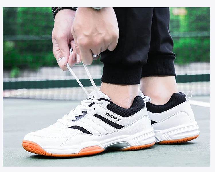 Men's Professional Volleyball Shoes Large 47 48 Indoor Fitness Comfortable Badminton Shoes Men's Training Tennis Shoes - KICKSTART