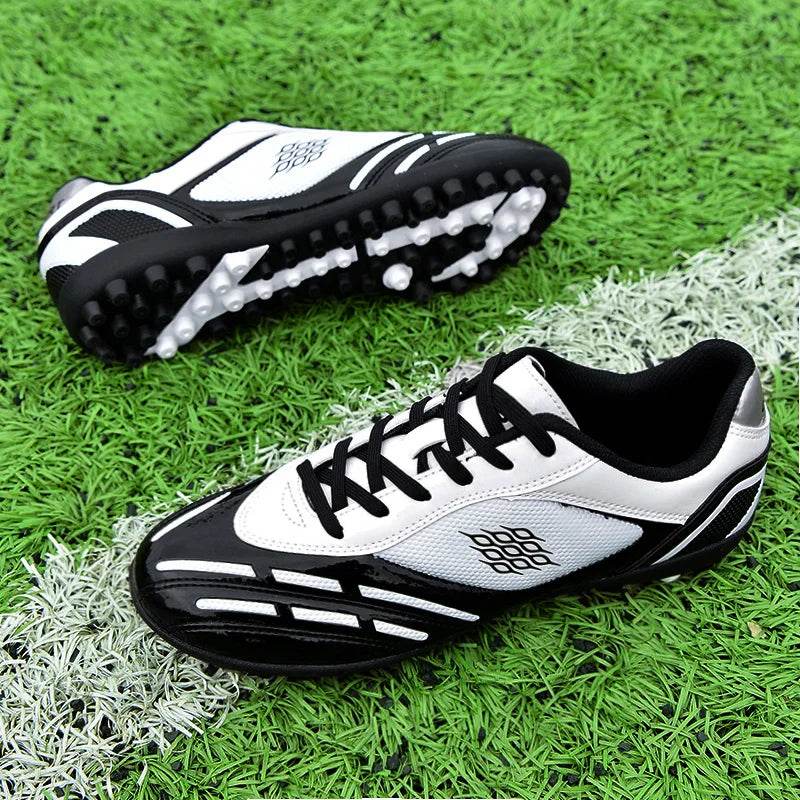 Soccer Shoes Men Turf Football Boots Fashion Firm Ground Studs Anti Slip Boy Sneakers Original Outdoor Field Training Trainers - KICKSTART