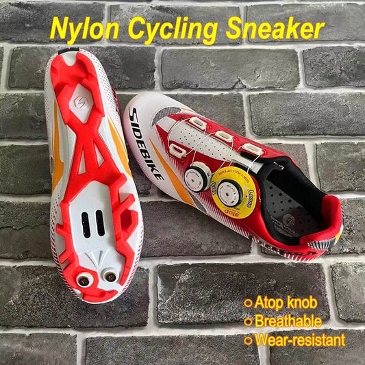 SIDEBIKE Nylon Cycling Sneaker Mtb Mountain Bicycle Shoes Breathable Men's Sneakers Atop Knob Sport Shoes for Adults - KICKSTART