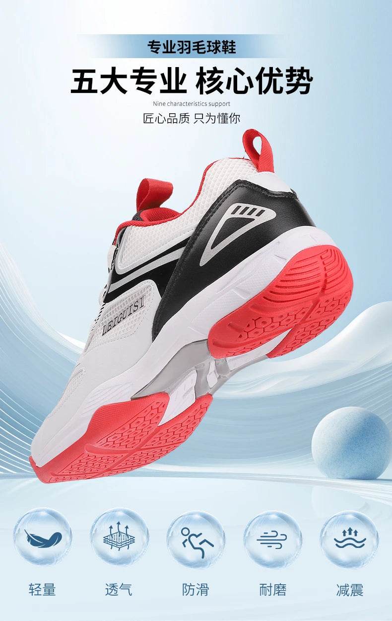 Professional Volleyball Shoes for Men and Women Outdoor Fitness Badminton Tennis Sports Training Shoes Table Tennis Sports Shoes - KICKSTART