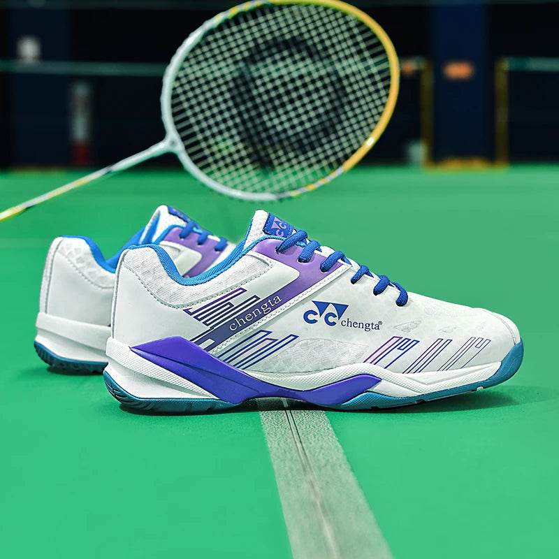 Men Tennis Lightweight Carbon Plate Badminton Training Sport Shoes Outdoor Professional Volleyball Squash Athletic Sneakers - KICKSTART