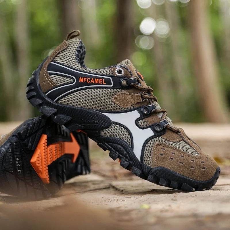 Hot Sale Brand Men Hiking Shoes Breathable Outdoor Mountain Trekking Shoes Men Climbing Hunting Sneakers Non-Slip Sport Footwear - KICKSTART