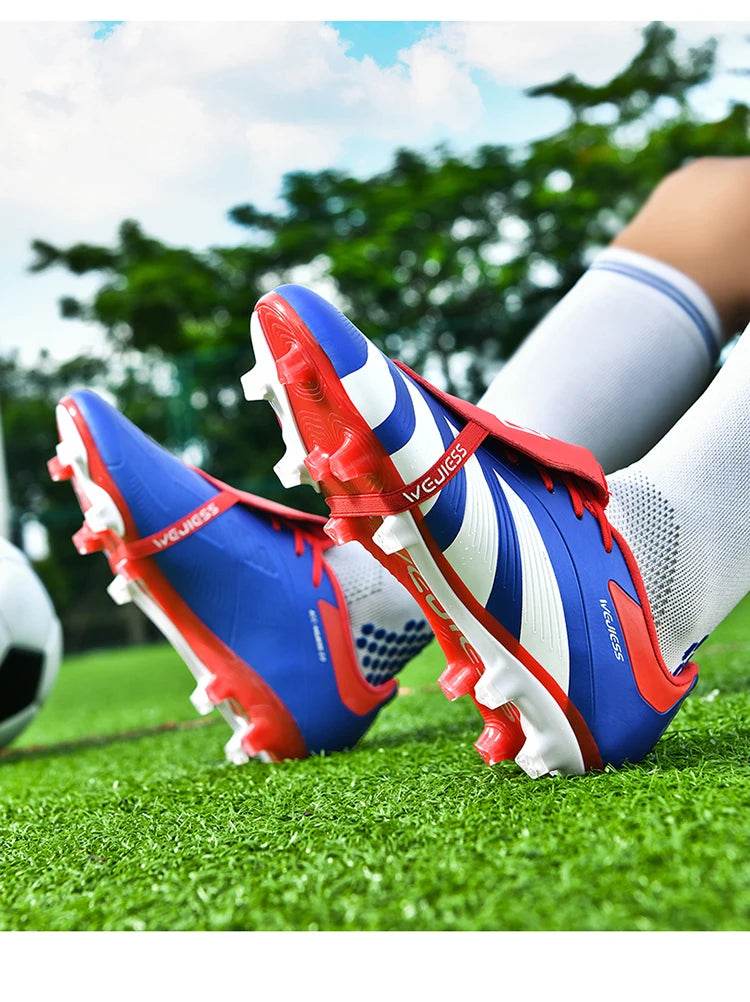 Pink Soccer Shoes For Men Indoor Training Football Boots Men Professional Soccer Cleats Men Futsal Shoe botas de fútbol - KICKSTART