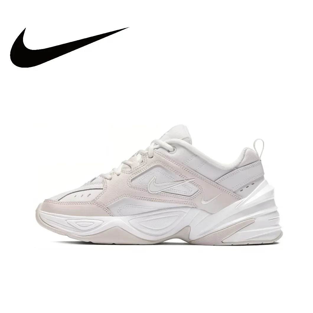 Nike M2K Tekno Low Classic Retro Casual Running Shoes Women's Shock Absorption Anti slip Sneakers Khaki - KICKSTART