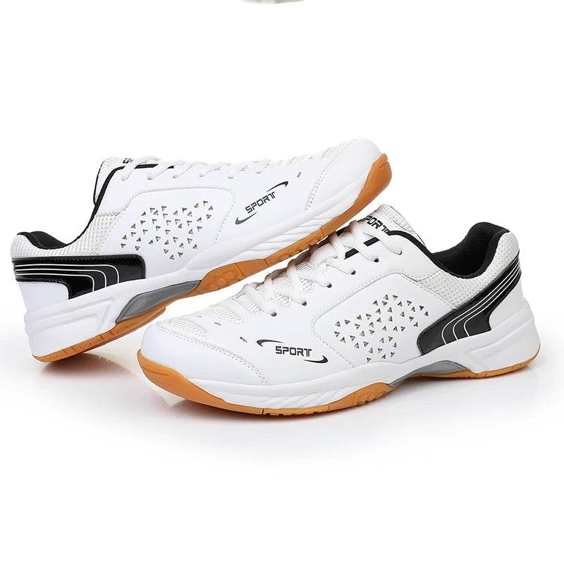 Unisex Men Women Badminton Squash Sports Shoes Ultra-light Rubber Sole Volleyball Tennis Training Sneakers - KICKSTART