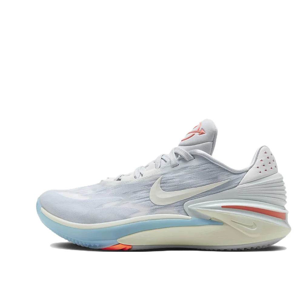 Nike Air Zoom G.T. Cut 2 Men's Low Top Basketball Shoes Comfortable Shock Absorbing Athletic Shoes White Red Green Colorways - KICKSTART