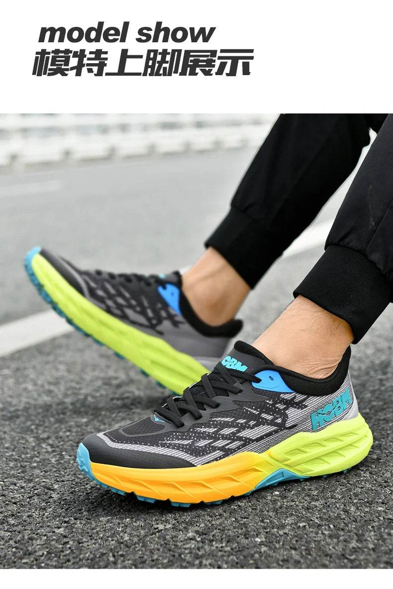 Sports Running Shoes Men Casual Marathon AirCushion Breathable Ultralight Women's Comfort Athletic Nonskid Sneakers Tenis Hiking - KICKSTART