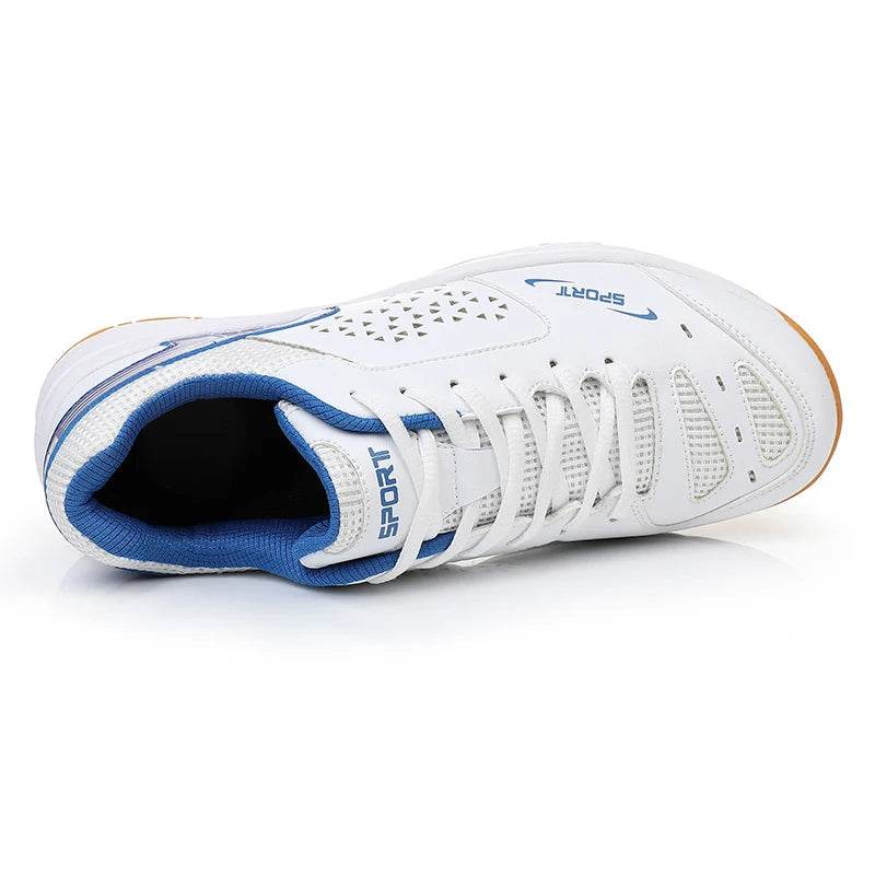 Unisex Men Women Badminton Squash Sports Shoes Ultra-light Rubber Sole Volleyball Tennis Training Sneakers - KICKSTART