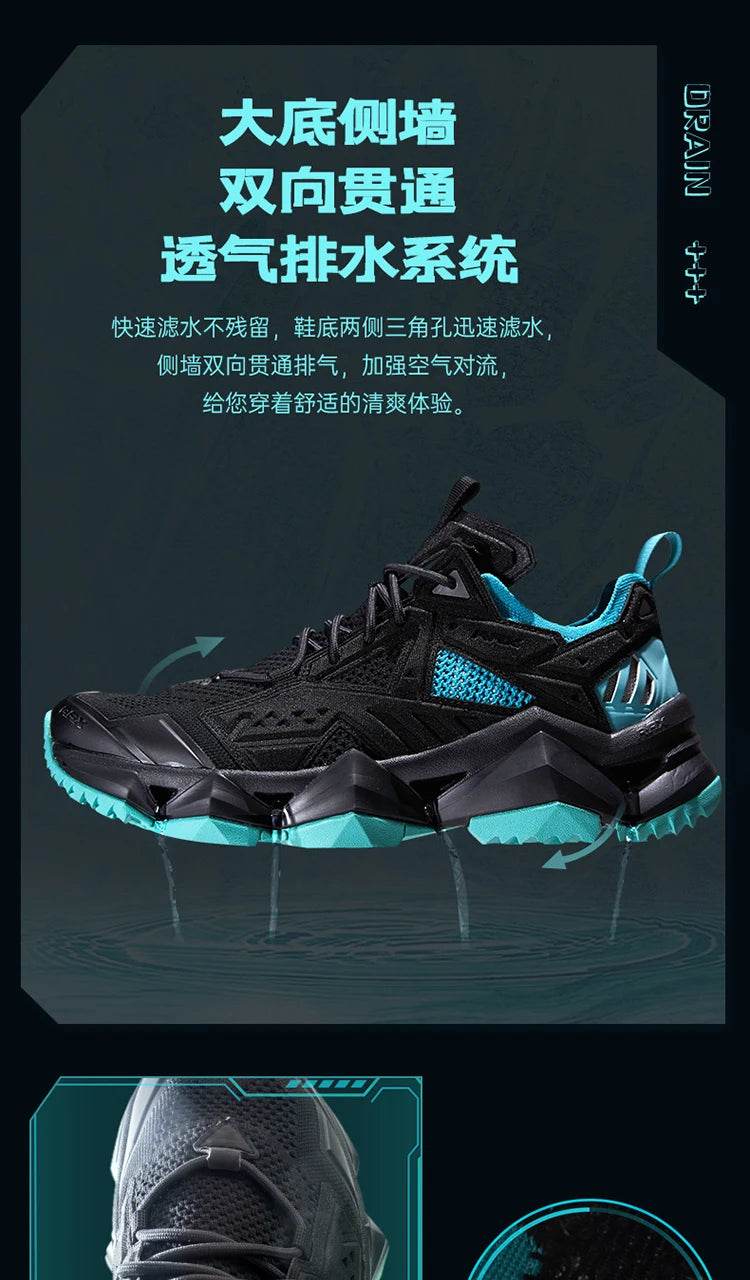 Rax Men Waterproof Hiking Shoes Breathable Hiking Boots Outdoor Trekking Sports Sneakers Tactical Shoes - KICKSTART