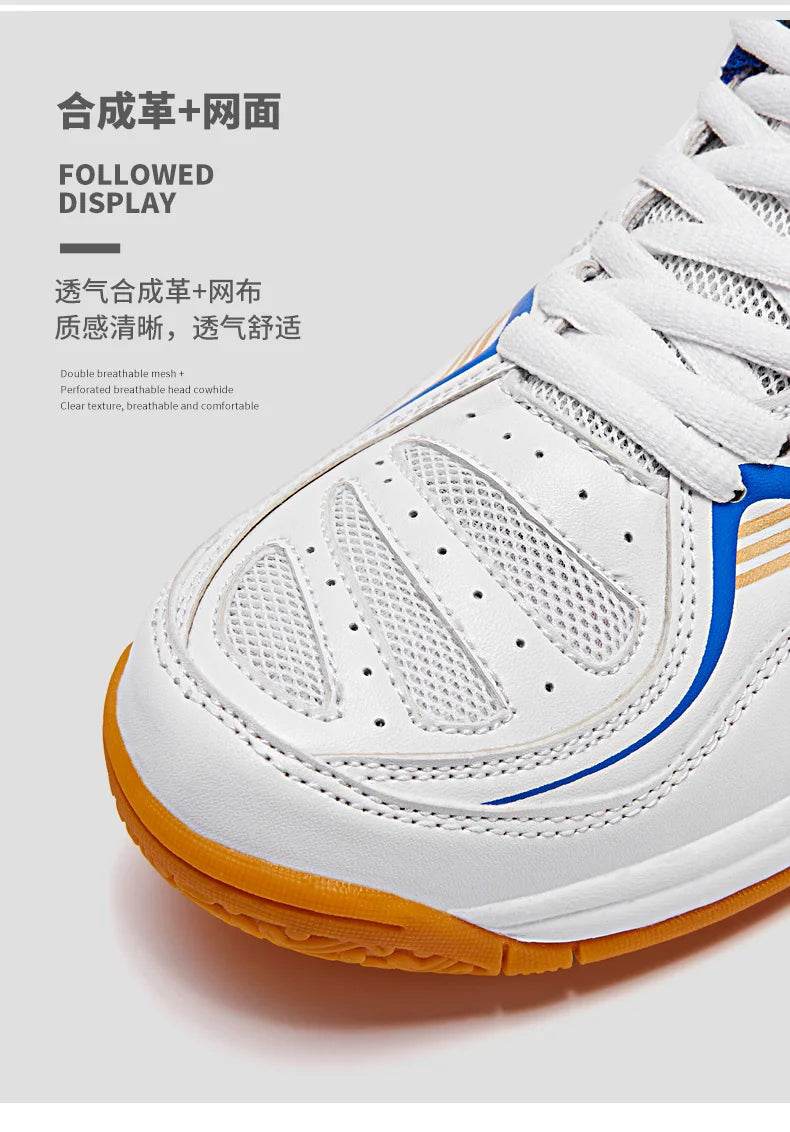 2024 New Volleyball Shoes Large 47 48 Indoor Fitness Breathable Badminton Shoes Men's Training Tennis Shoes - KICKSTART