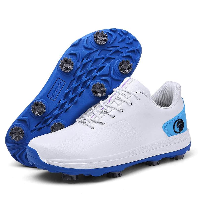 Professional Casual Golf Shoes Outdoor Waterproof Non-Slip Golf Sneakers Men Luxury Athletic Golfer Footwear Golfing Sport Shoes - KICKSTART