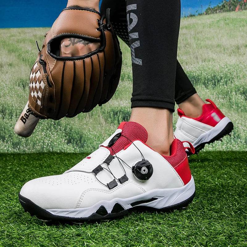 New Style Couple Baseball Shoes Non Slip Outdoor Spiked Sneakers Comfortable Softball Training Shoes Low Top Outdoor Sneakers - KICKSTART