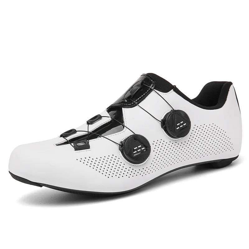 Carbon fiber cycling shoes Men's carbon sole lock shoes Road car hard sole carbon fiber cycling shoes - KICKSTART