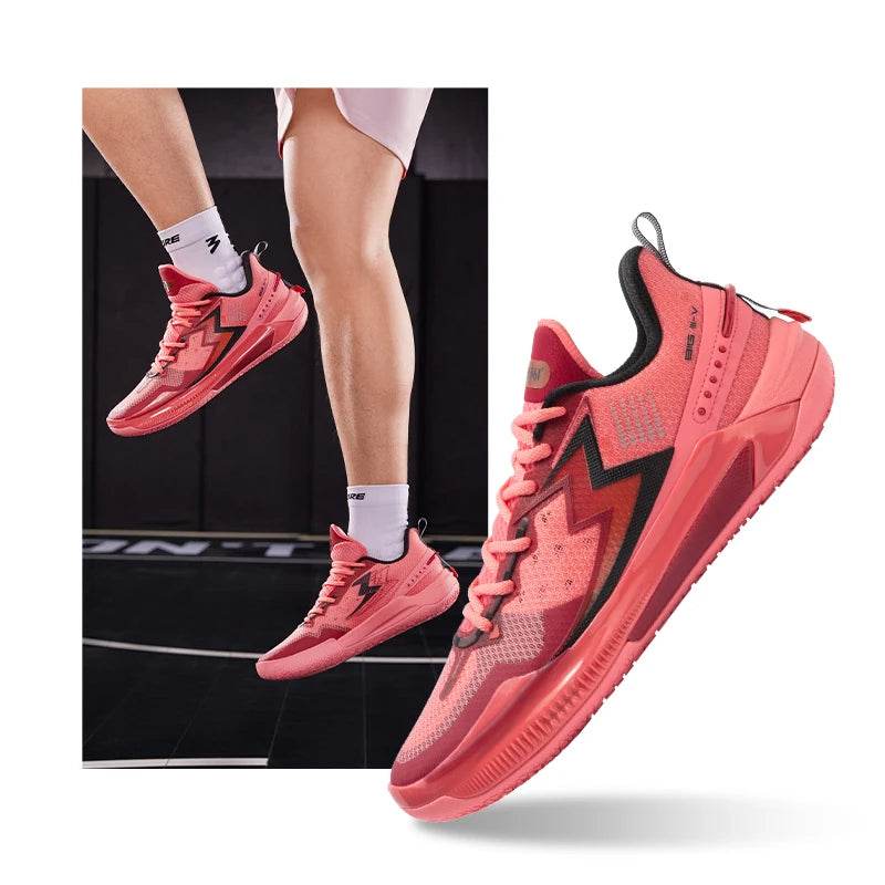 361 Degrees BIG3 5.0 Quick Men Basketball Shoes Cushioning Light Breathable Stable Professional Flexible Male Sneakers 672421121 - KICKSTART