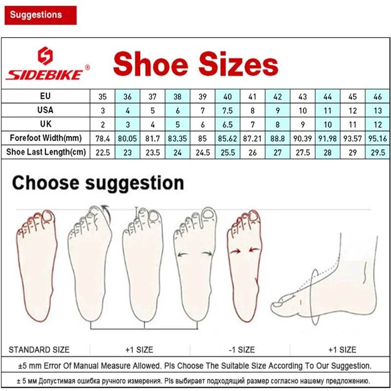 SIDEBIKE Nylon Cycling Sneaker Mtb Mountain Bicycle Shoes Breathable Men's Sneakers Atop Knob Sport Shoes for Adults - KICKSTART