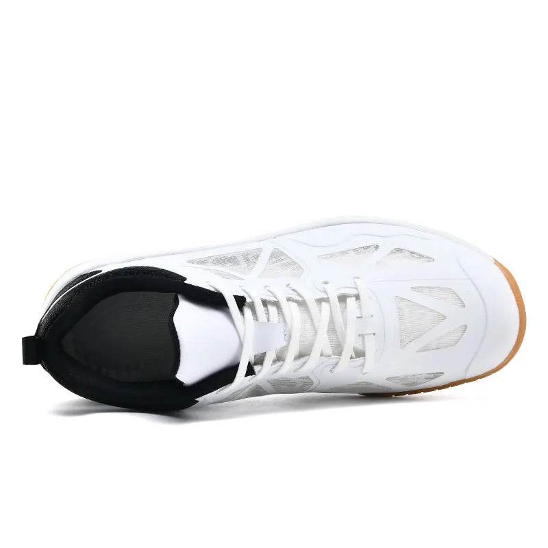 Unisex Men Women Badminton Squash Indoor Sports Shoes Ultra-light Rubber Sole Volleyball Table Tennis Training Sneakers - KICKSTART