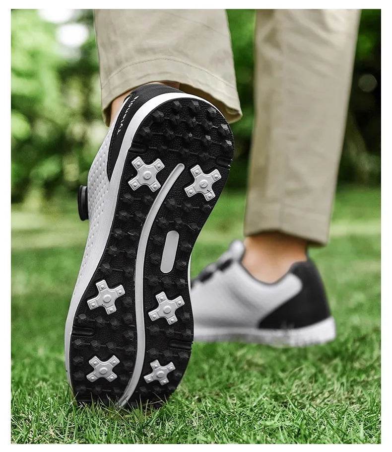 Singelila Men's Golf Shoes Brand No Cleats Comfortable Outdoor Training Walking Sneakers Men's Golf Coach Shoes 37-46 - KICKSTART