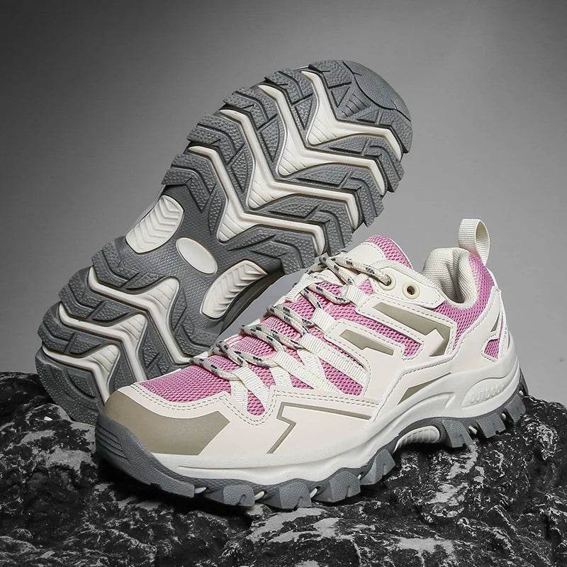 Hiking Shoes Men Women Mesh Sneakers Breathable Fashion Mountain Shoes Boy Spring Autumn Summer Work Shoes Outdoor Trekking - KICKSTART