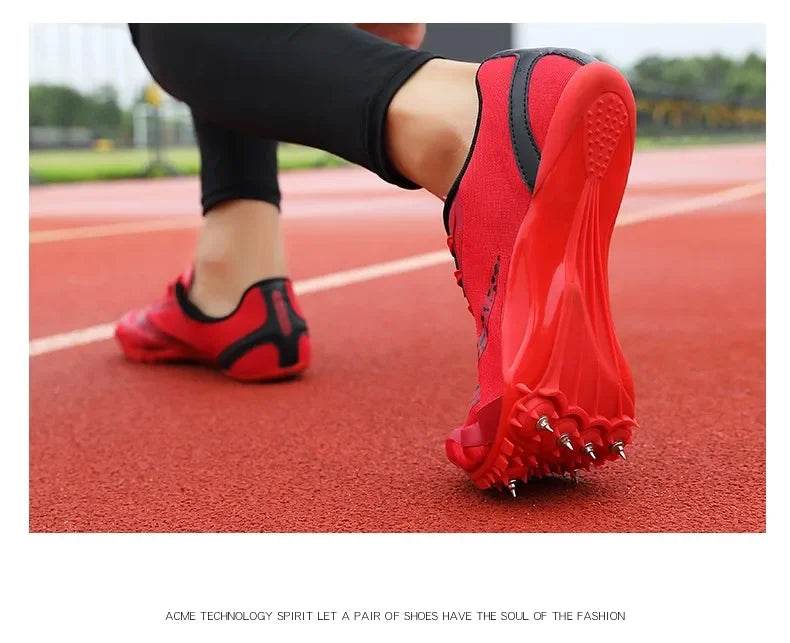 Track and Field Spikes Shoes for Men and Women, Professional Athlete, Running, Tracking, Nail Training, Sneakers - KICKSTART