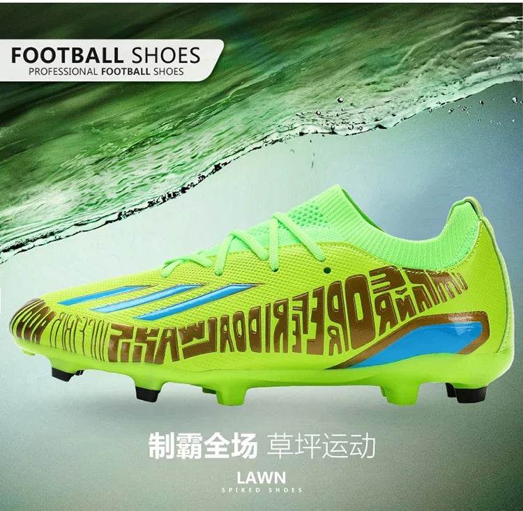 New Men Football Shoes Fast Society Cleats Soccer Shoes Professional Grass Training Football Field Boots Sneaker Match Non Slip - KICKSTART