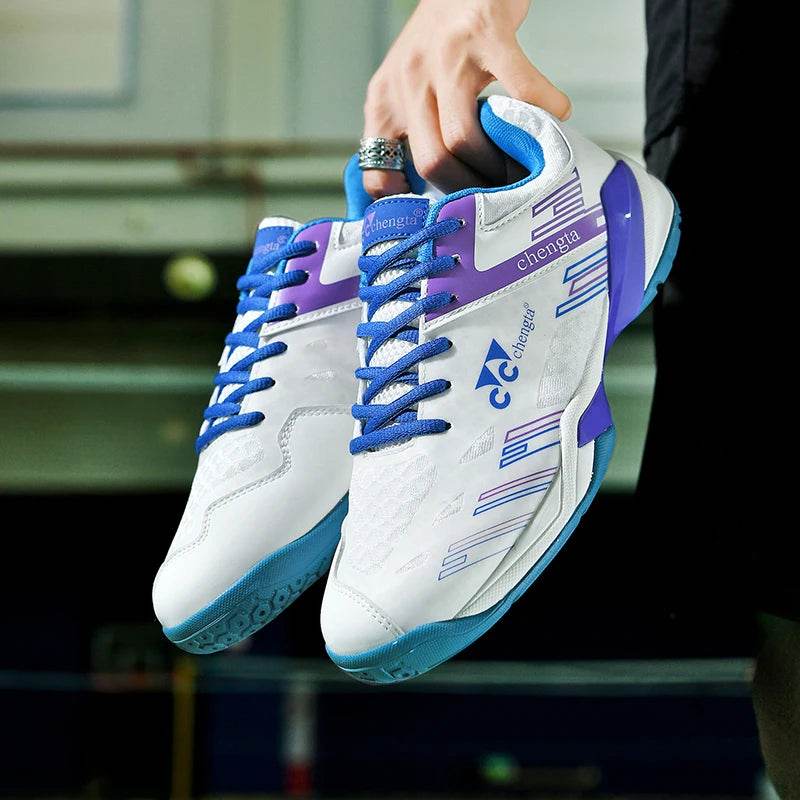 Men Tennis Lightweight Carbon Plate Badminton Training Sport Shoes Outdoor Professional Volleyball Squash Athletic Sneakers - KICKSTART