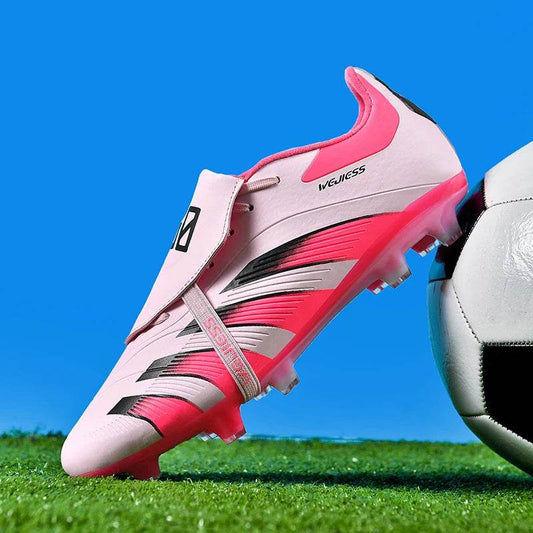 Pink Soccer Shoes For Men Indoor Training Football Boots Men Professional Soccer Cleats Men Futsal Shoe botas de fútbol - KICKSTART