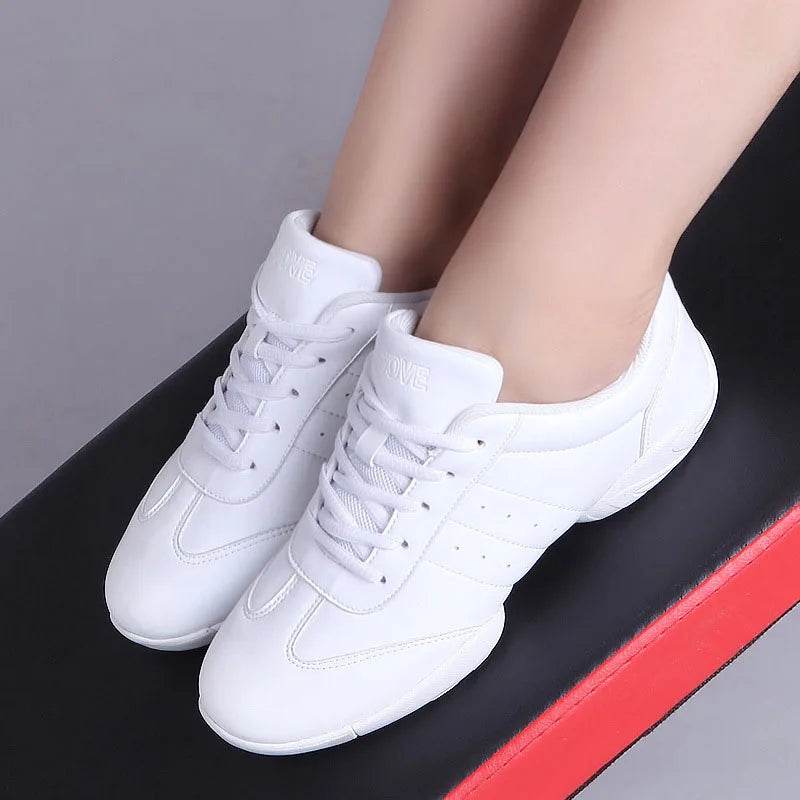 Child Competitive Aerobics Shoes Soft Bottom Fitness Shoes Men Women Jazz Shoes Professional Training Dance Sneakers Children - KICKSTART