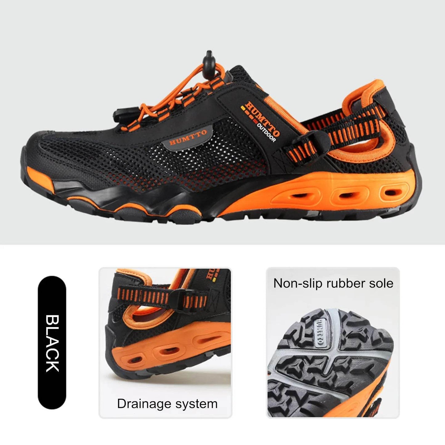 HUMTTO Summer Hiking Shoes for Men Outdoor Trekking Sneakers Women Climbing Sport Walking Mens Female Shoes Water Beach Sandals - KICKSTART