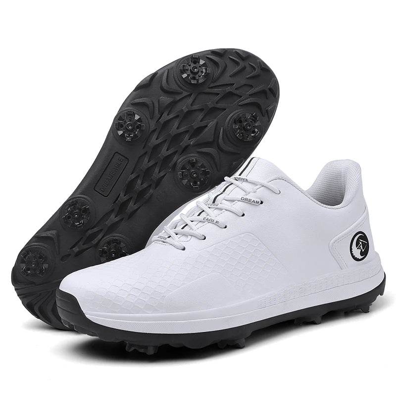 Professional Casual Golf Shoes Outdoor Waterproof Non-Slip Golf Sneakers Men Luxury Athletic Golfer Footwear Golfing Sport Shoes - KICKSTART