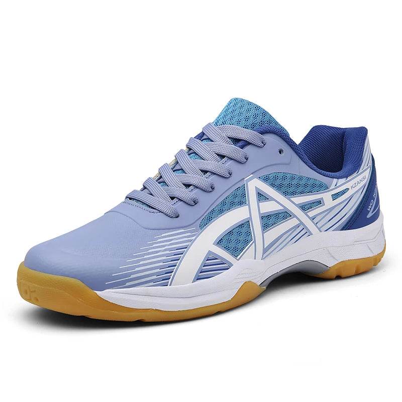 Unisex Men Women Badminton Squash Indoor Sports Shoes Ultra-light Rubber Sole Volleyball Training Sneakers - KICKSTART