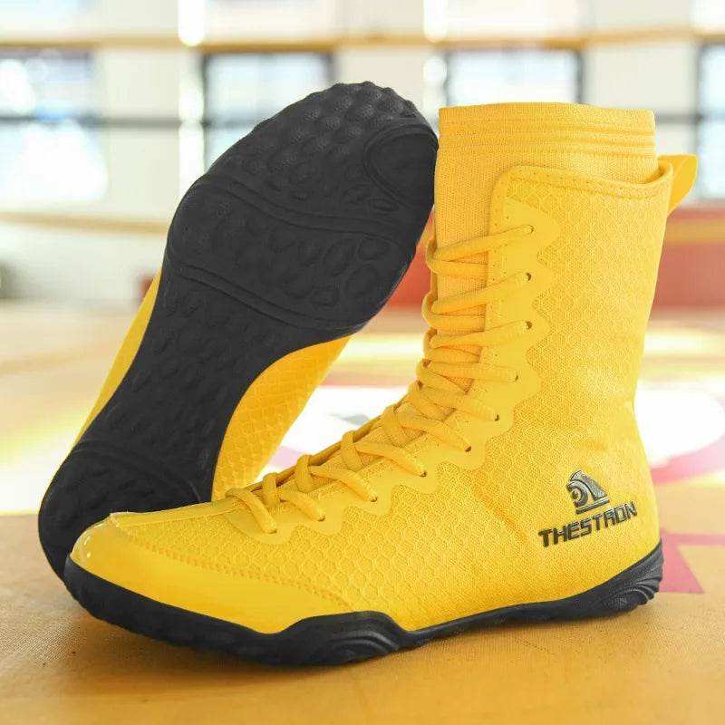 Professional Wrestling Boots Men Women Luxury Brand Boxing Sport Shoes Unisex Top Quality Gym Training Shoe Big Boy - KICKSTART