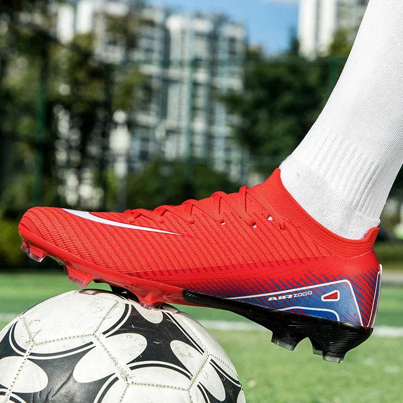 Men FG Soccer Shoes Resistant Society Football Field Boots Original Comfortable Football Shoes Cleats Ultralight Studded Match - KICKSTART