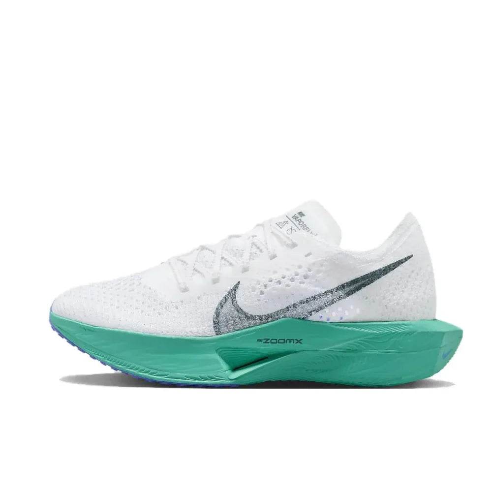 Nike ZoomX Vaporfly Next% 3 Comfortable Lightweight Low Top Running Shoes Marathon Running Shoes Men's and Women's White - KICKSTART