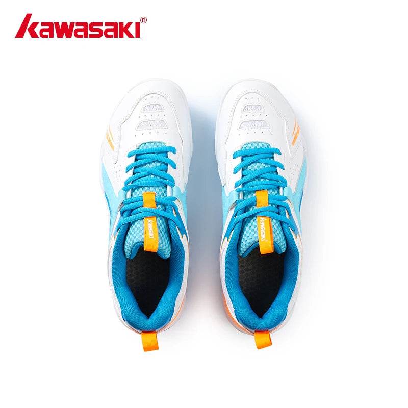 Kawasaki New Badminton Shoes Sneakers Mens Tennis Breathable Anti-Slippery Sport Shoes for Men Women K-065D - KICKSTART