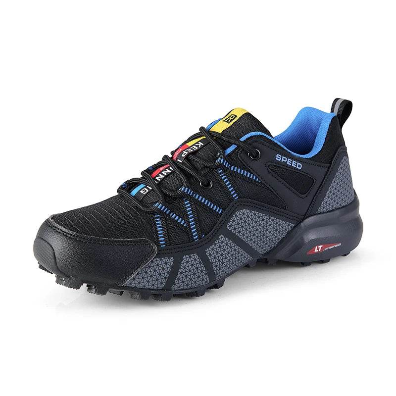 SMS New Men Shoes Sneakers Breathable Outdoor Mesh Hiking Shoes Casual Light Male Sport Shoes Comfortable Climbing Shoes - KICKSTART