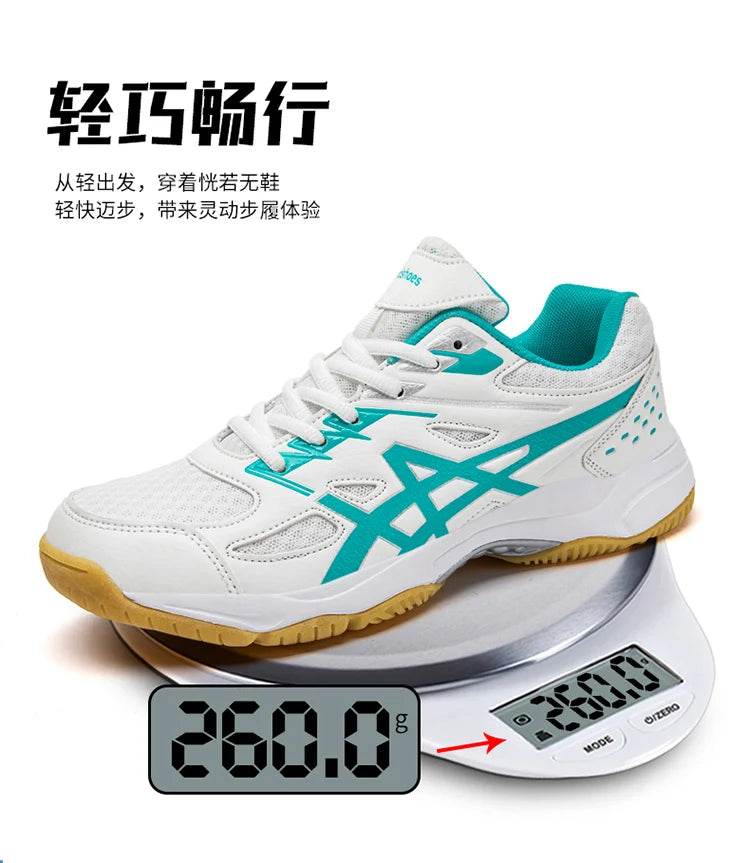 New Professional Volleyball Shoes Men Women Big Size 36-44 Light Weight Badminton Sneakers Anti Slip Volleyball Sneakers Shoe - KICKSTART