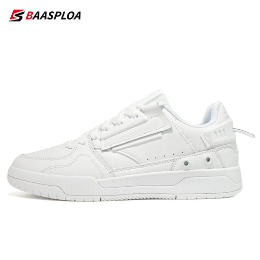 Baasploa Women Skateboarding Shoes New Fashion Casual Sneakers for Women Breathable Walking Shoes Flats Non-Slip Outdoor - KICKSTART