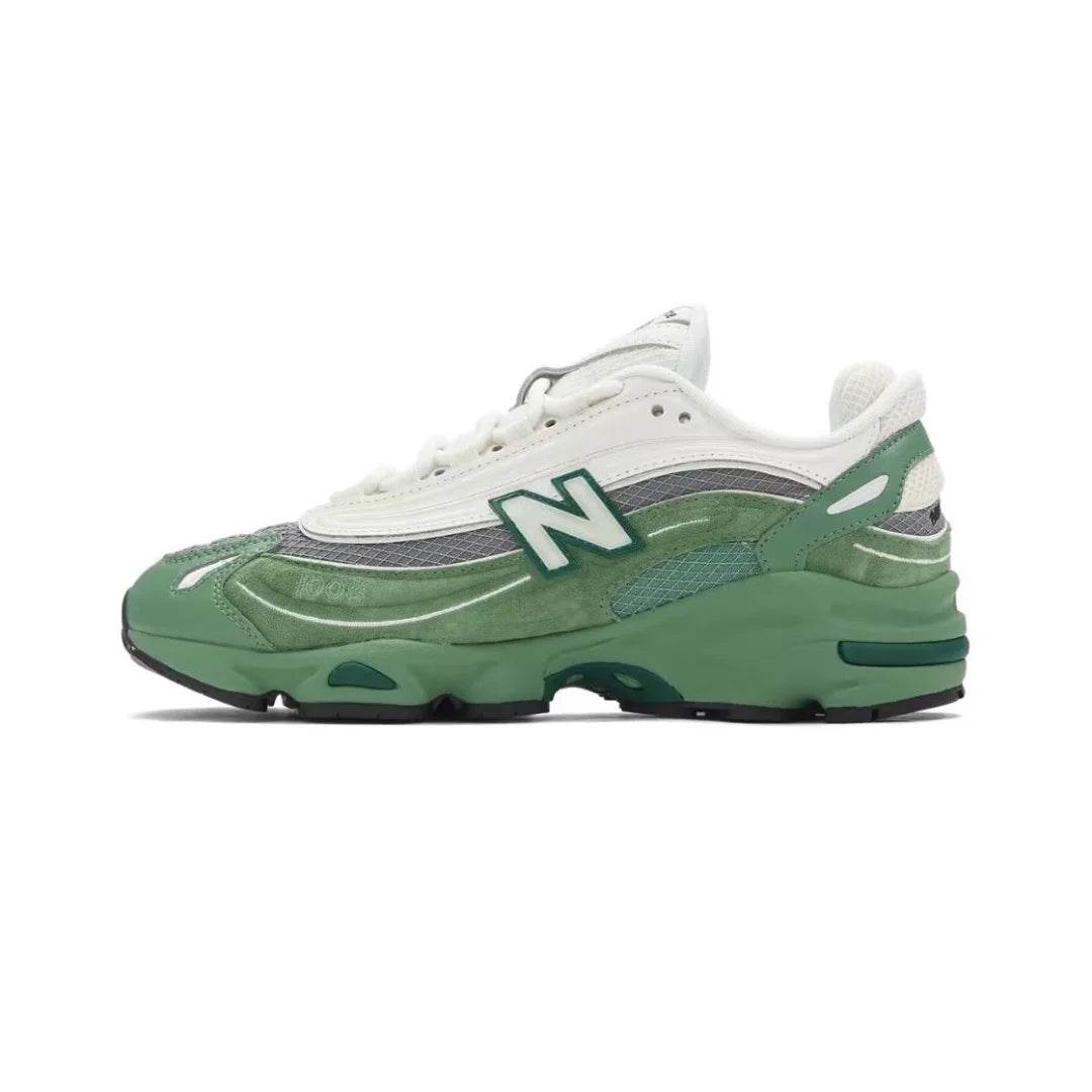 Original New Balance NB 1000 Classic Vintage Mesh Leather Casual Men's and Women's Running Shoes White Grey Sliver M1000SL - KICKSTART