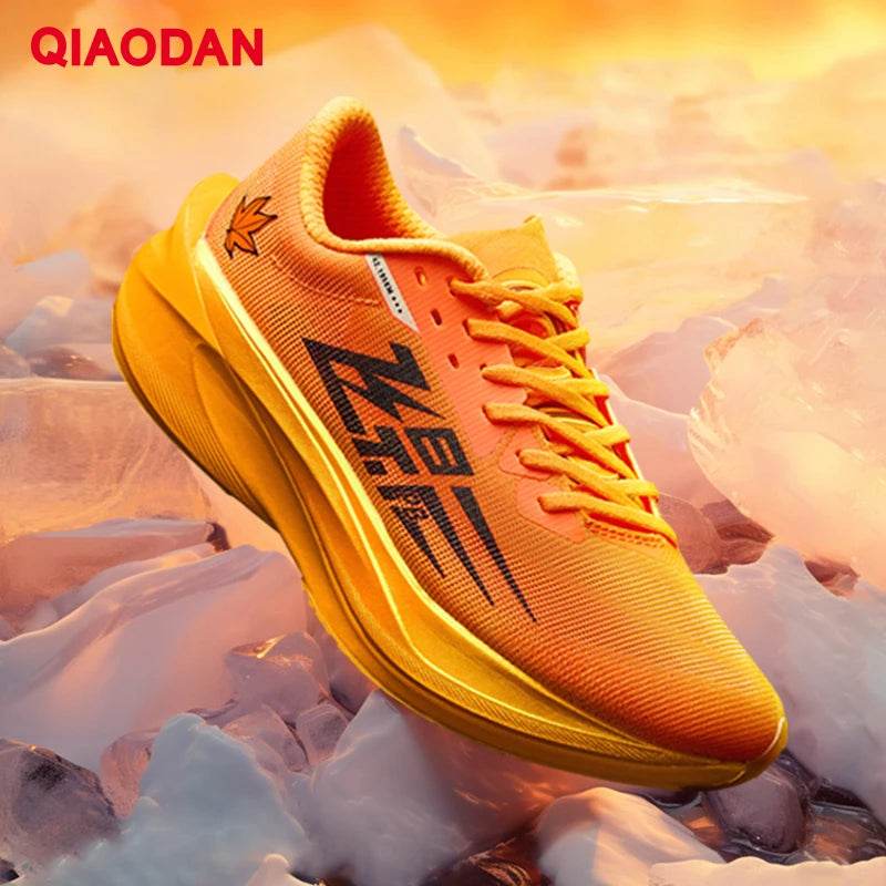 QIAODAN FEIYING PB4.0 Marathon Running Shoes for Men 2024 Shock-Absorbant Breathable Full Palm Carbon Plate Sneakers BM23240299 - KICKSTART